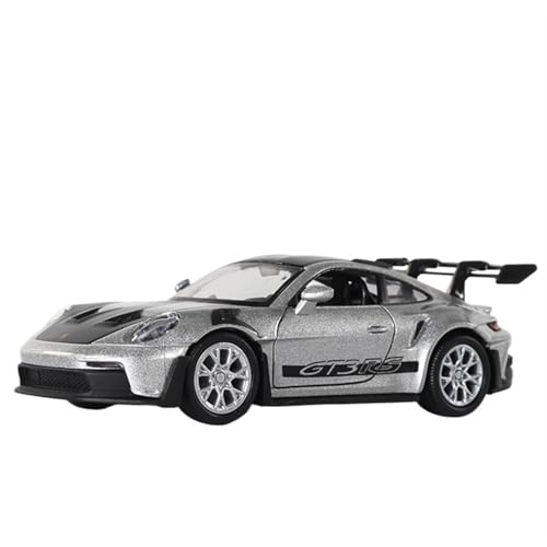 NNYIMJ Für 1/36 911 GT3 RS Automodell Spielzeug Ornament Simulation Legierung Auto Modellsammlung (Silber) von NNYIMJ