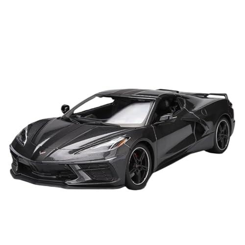 NNYIMJ for 1:18 2020 Corvette Stin Legierung Automodell Feines Automobilmodell Druckgussmodell Auto Sammlerornament(Black) von NNYIMJ