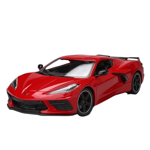 NNYIMJ for 1:18 2020 Corvette Stin Legierung Automodell Feines Automobilmodell Druckgussmodell Auto Sammlerornament(Red) von NNYIMJ