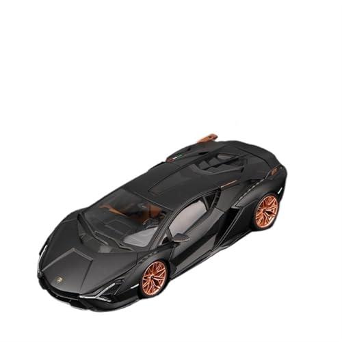 NNYIMJ Für 1:18 Lambo Sian FKP 37 Sportauto, Modellauto aus Legierung, exquisites Modellauto, Druckguss-Modell, Auto, Sammlerstücke, Schwarz von NNYIMJ