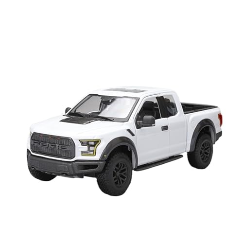 NNYIMJ for 1:24 2017 F-150 Raptor Pickup Truck Legierungsautomodell Exquisites Automodell Druckgussmodell Auto Sammlerornament(White) von NNYIMJ