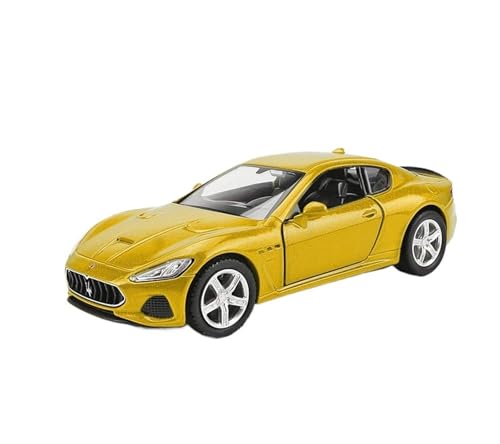 NNYIMJ for 1:36 Masha GT Sportwagen Spielzeug Druckguss Automodell Simulation Legierung Automodell Spielzeug Sammlung Ornamente(Yellow) von NNYIMJ