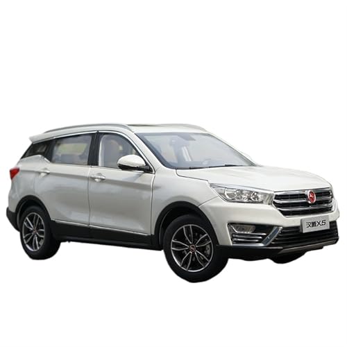 NNYIMJ Für Original 1:18 X5 HANGTENG AUTO SUV Legierung Simulation Auto Modell vergriffen Auto Spielzeug mit Lichtern Druckguss-Modell (weiß) von NNYIMJ