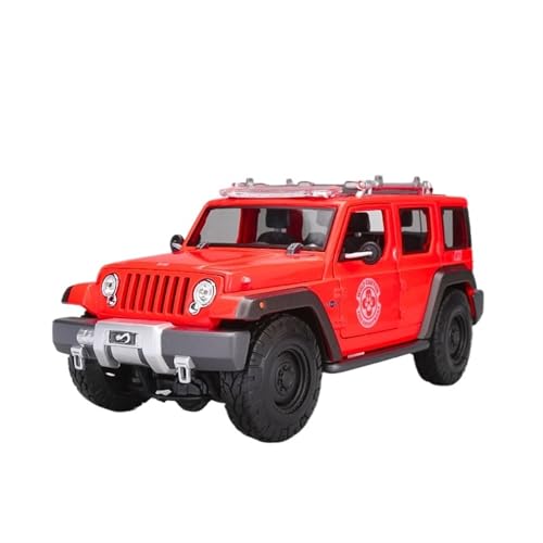 NNYIMJ for 1:18 Resue SWAT Legierung Automodell Feines Automobilmodell Druckgussmodell Auto Sammlerornament(Orange) von NNYIMJ