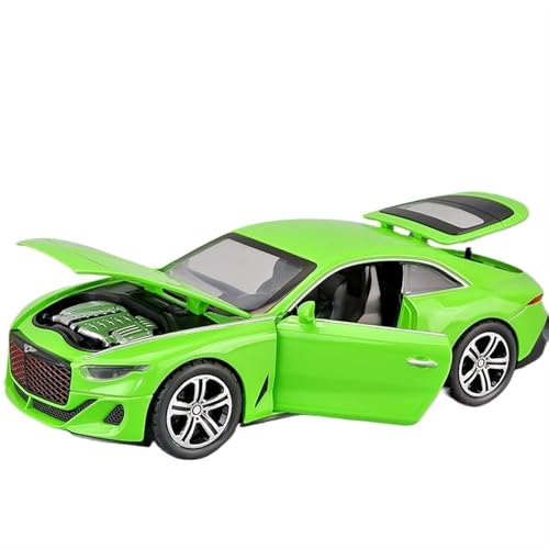 NNYIMJ Für das Modell Supersportwagen Mulliner 1/32 Modellauto aus Legierung, Spielzeug, Dekoration für Auto, Simulation, Modellauto, Legierung, Kollektion (grün) von NNYIMJ