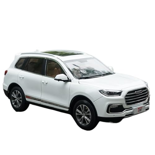 NNYIMJ Für das Original 1:18 SICHUANYEMA T80 Legierung SUV Spielzeugauto Modell mit Lichtern Druckgussmodell (White) von NNYIMJ