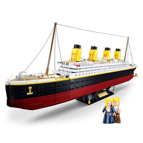 NNYIMJ Kinder Pädagogische Bausteine ​​Spielzeug 2401PCS Mini Partikel Titanic Kreuzfahrtschiff Puzzle Modell Dekoration Teile Erwachsene(NO Box 2401PCS) von NNYIMJ