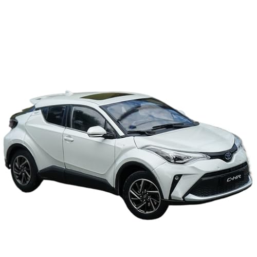 NNYIMJ Nachbildung von Autoreifen aus Legierung, Modell C-HR CHR TYOTA im Maßstab 1/18, mit Sound und Lichtern (gelb) (weiß) von NNYIMJ