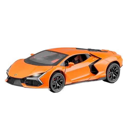 NNYIMJ Temerario-Supercar-Modell, Rennwagen, Spielzeug, Ornament, Simulation, Legierung, Modellsammlung (orange) von NNYIMJ