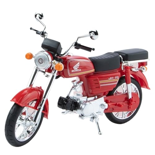 NNYIMJ for 1/10 JH-70 Motorradmodell Klassisches Druckguss-Motorrad Stoßdämpfer Aus Legierung Geeignet Zur Abholung(Red) von NNYIMJ