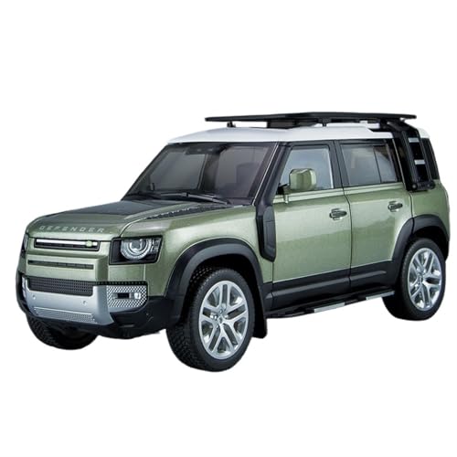 NNYIMJ for 1/18 Defender Blau SUV Legierung Modell Legierung Automodell Sound Und Licht Metall Spielzeugauto Automodell Sammler Ornamente(Green) von NNYIMJ