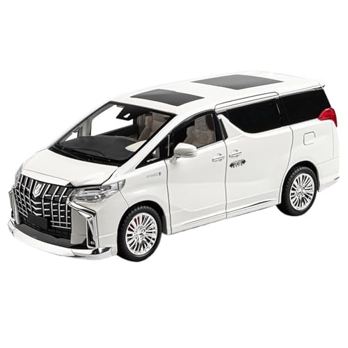 NNYIMJ for 1/18 Powergate-Elfa Schwarz Legierung Spielzeugauto Modell Realistisches Spielzeugauto Modell Spielzeug Auto Sammlerstücke Spielzeugmodelle Druckgussautos Sammlerautos(White) von NNYIMJ