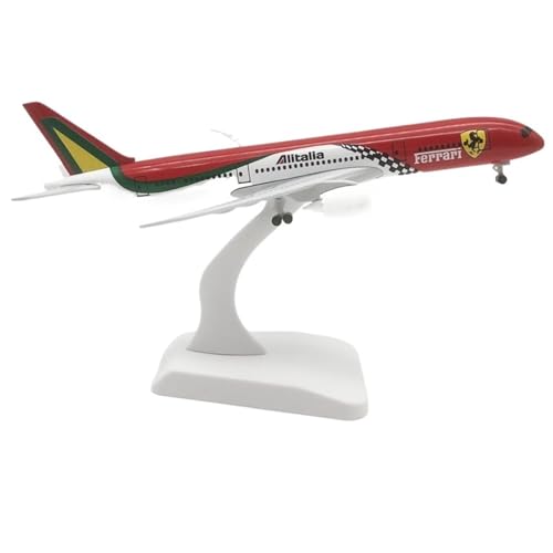 NNYIMJ for 1/200 20 cm Alitalia 787 Flugzeugmodell Druckgussflugzeug Abnehmbares Fahrwerk Luftfahrtgeschenke von NNYIMJ