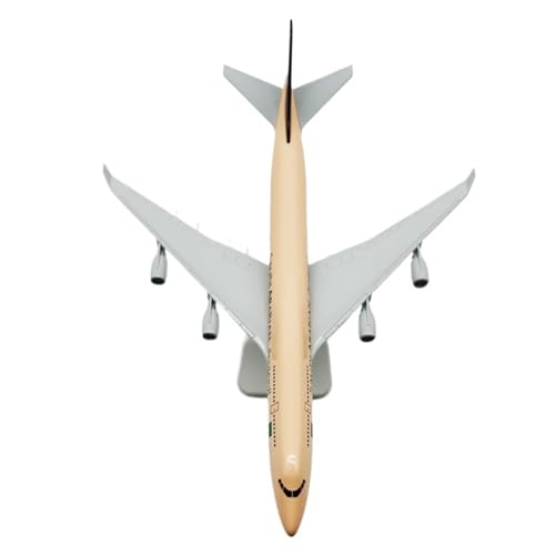 NNYIMJ for 1/200 20 cm Saudi Airlines 747 Flugzeugmodell Druckgussflugzeug Mit Abnehmbarem Fahrwerk Luftfahrtgeschenke von NNYIMJ