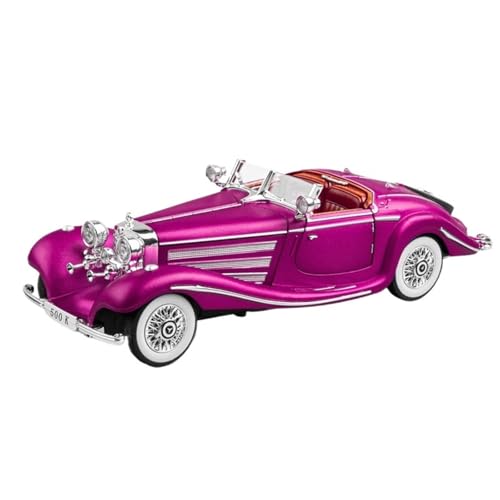 NNYIMJ for 1/24 500K Oldtimer-Simulationslegierungsautomodell-Sammelornamente(Pink) von NNYIMJ