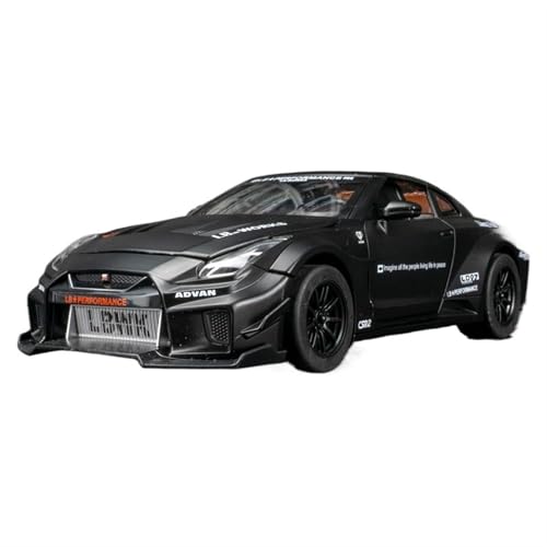 NNYIMJ for 1/24 CSR-2 Japanischen Ares GTR Legierung Auto Modell Sound Und Licht Spielzeug Sport Auto Rennen(Black) von NNYIMJ