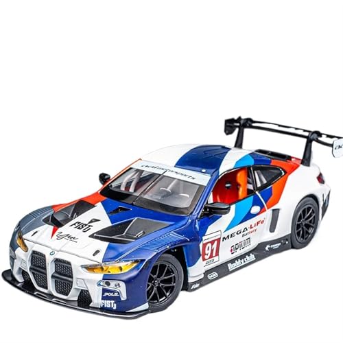 NNYIMJ for 1/24 G82 M4 GT3 Druckguss Modell Auto Metall Spielzeug Auto Auto Sammlerstücke Erwachsene Auto Modell Legierung Spielzeug Kinder Modell Auto(Blue) von NNYIMJ