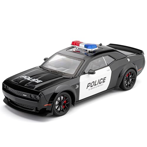 NNYIMJ for 1/24 Hellcat Polizeiauto Simulation Legierung Automodell Sammlerstücke Ornamente von NNYIMJ