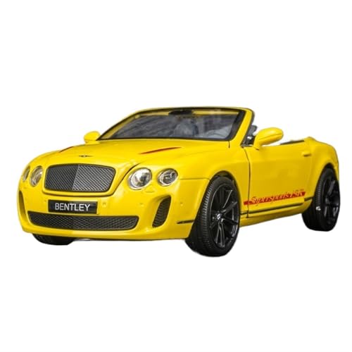 NNYIMJ for 1/24 ISR Roadster Modell Sound Und Licht Spielzeug Auto Metall Ornamente(Yellow) von NNYIMJ