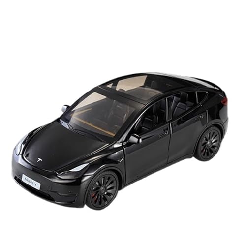 NNYIMJ for 1/24 ModelY Legierung Spielzeug Automodelle Realistische Spielzeugautos Modell Spielzeugauto Sammlerstücke Spielzeugmodelle Druckgussautos Sammlerstücke Autos(Black) von NNYIMJ