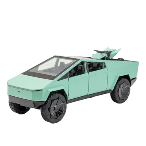 NNYIMJ for 1/24 Pickup-Truck Mit Strandmotorrad Automodell Aus Legierungsdruckguss Interaktives Multifunktions-Spielzeugauto(Green) von NNYIMJ