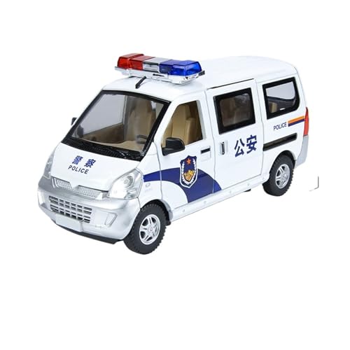 NNYIMJ for 1/24 Polizeiauto Krankenwagen Modellauto Zinklegierung Spielzeugauto Mit Ton Und Licht Geeignet for Kindergeschenke(Blue) von NNYIMJ