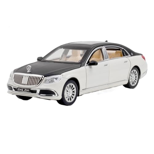 NNYIMJ for 1/24 S600 Luxusauto Simulation Legierung Automodell Sammlung Ornamente(White) von NNYIMJ