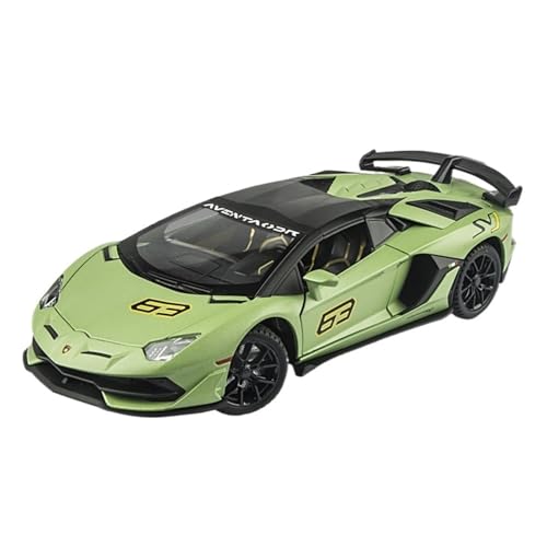 NNYIMJ for 1/24 SVJ63 Roadster Legierung Druckguss Auto Modell Multi-Funktion Interaktives Spielzeug Auto(Green) von NNYIMJ