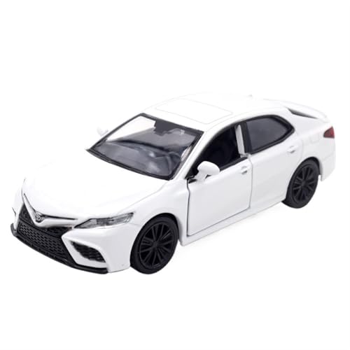 NNYIMJ for 1/32 Camry Legierung Auto Nachahmung Echt Auto Modell Sammlung Ornamente Spielzeug(White) von NNYIMJ