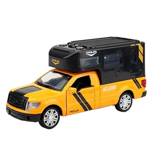 NNYIMJ for 1/32 Caravan-Automodell-Spielzeugauto Mit Sound Und Leichter Karosserie Aus Zinklegierung(Yellow) von NNYIMJ