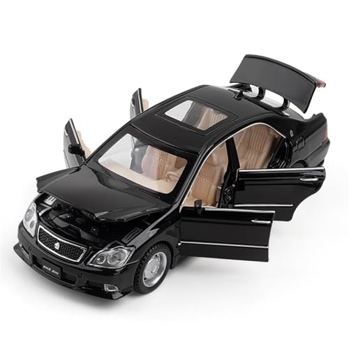 NNYIMJ for 1/32 Crown 6-türiges Modellauto-Spielzeugauto Mit Sound Und Leichter Karosserie Aus Zinklegierung(Black) von NNYIMJ