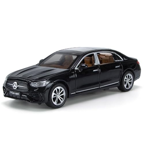 NNYIMJ for 1/32 E300L Sedan Auto Modellauto Spielzeugauto Mit Sound Und Leichter Karosserie Aus Zinklegierung(Black) von NNYIMJ