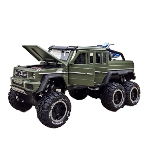 NNYIMJ for 1/32 G63 Pickup-Truck-Automodell-Spielzeugauto Mit Sound Und Leichter Karosserie Aus Zinklegierung(Green) von NNYIMJ