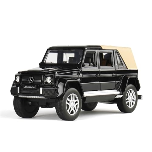 NNYIMJ for 1/32 G650 Geländewagen Auto Modell Spielzeugauto Mit Sound Light Zinklegierungskörper(Black) von NNYIMJ