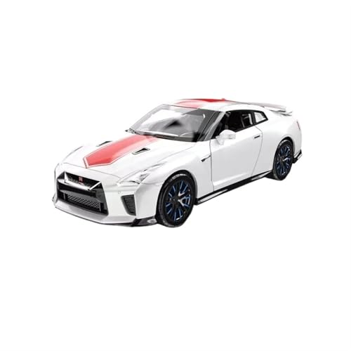 NNYIMJ for 1/32 GTR R50 Supercar Modell Simulation Legierung Metall Spielzeugauto(White) von NNYIMJ