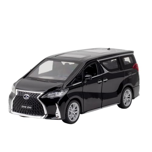 NNYIMJ for 1/32 LM300 MPV Automodell Spielzeugauto Mit Sound Und Leichter Karosserie Aus Zinklegierung(Black) von NNYIMJ