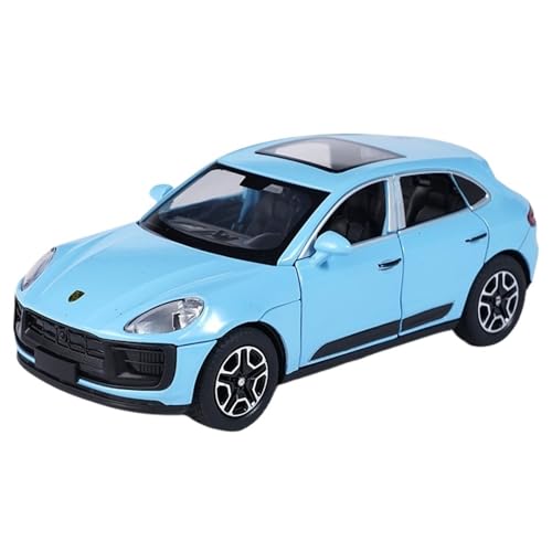 NNYIMJ for 1/32 MACAN Sportwagen-Automodell-Spielzeugauto Mit Sound Und Leichter Karosserie Aus Zinklegierung(Blue) von NNYIMJ