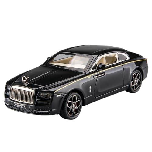 NNYIMJ for 1/32 Phantom Stehendes Standard-Sportwagen-Modellauto Spielzeugauto Aus Zinklegierung Mit Ton Und Licht Geeignet for Kindergeschenke(Black) von NNYIMJ