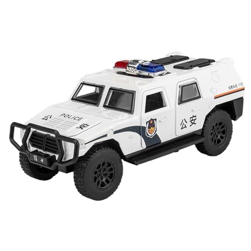 NNYIMJ for 1/32 Raptor Polizeiauto Automodell Spielzeugauto Mit Sound Und Leichter Karosserie Aus Zinklegierung(White) von NNYIMJ