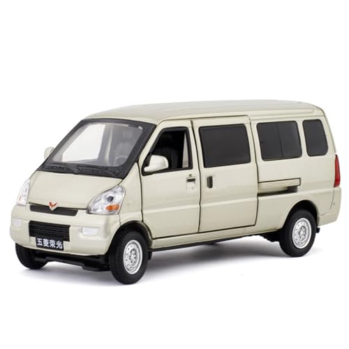 NNYIMJ for 1/32 Wuling Rongguang Van-Automodell-Spielzeugauto Mit Sound Und Lichtern, Karosserie Aus Zinklegierung(Gold) von NNYIMJ