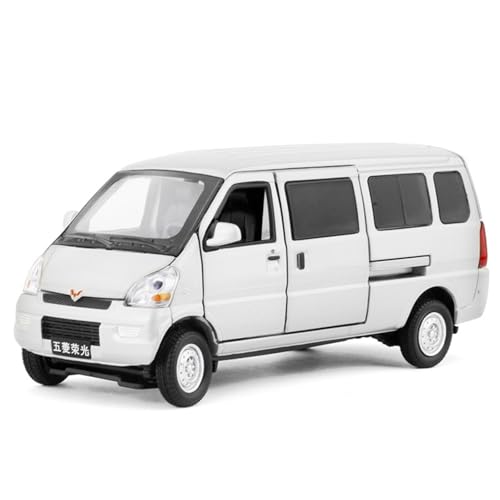 NNYIMJ for 1/32 Wuling Rongguang Van-Automodell-Spielzeugauto Mit Sound Und Lichtern, Karosserie Aus Zinklegierung(Silver) von NNYIMJ