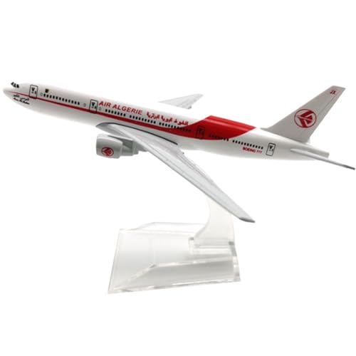 NNYIMJ for 1/400 16 cm Algeria Airways 777 Flugzeugmodell Druckgussflugzeug Abnehmbares Fahrwerk Luftfahrtgeschenke von NNYIMJ