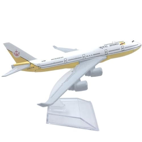 NNYIMJ for 1/400 16 cm Brunei Airlines B747 Flugzeugmodell Druckgussflugzeug Abnehmbares Fahrwerk Luftfahrtgeschenke von NNYIMJ