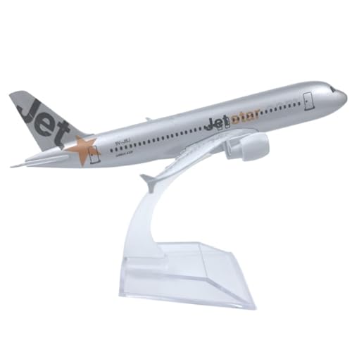 NNYIMJ for 1/400 16 cm Jetstar Airways Druckguss-Flugzeugmodell Mit Fahrwerk for Erwachsenensammlung Büro-Desktop-Dekoration von NNYIMJ