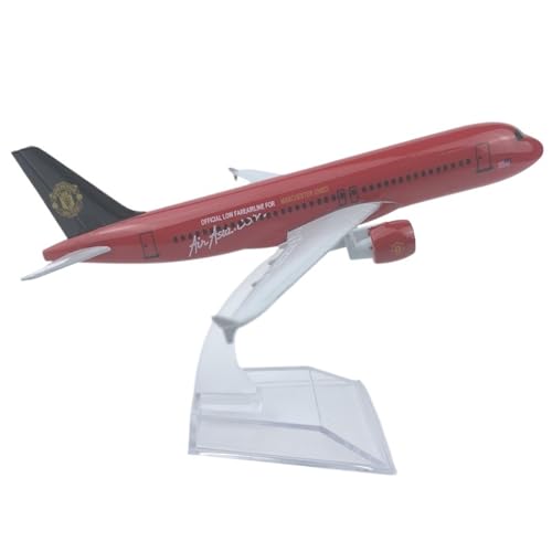 NNYIMJ for 1/400 16 cm Manchester A320 Druckguss-Modellflugzeug Mit Fahrwerk Geeignet for Erwachsenensammlung Büro-Desktop-Dekoration von NNYIMJ