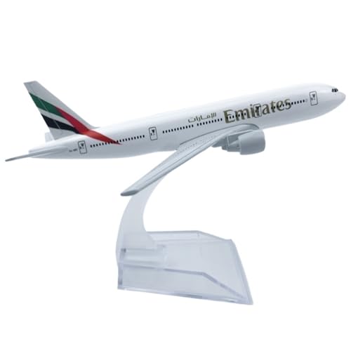 NNYIMJ for 1/400 16CM Emirates 777 Legierung Flugzeug Modell Druckguss Flugzeug Verkehrsflugzeug Modell Geeignet for Sammlung Und Dekoration von NNYIMJ