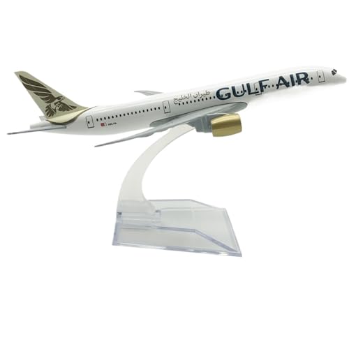 NNYIMJ for 1/400 16CM Gulf Air B787 Legierung Metall Flugzeug Modell Druckguss Flugzeug Hause Dekoration Souvenir Sammlerstück von NNYIMJ