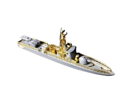 NNYIMJ for 1/700 Kleines Spielzeug Persönliches Interesse Unterhaltungsschiffmodell Israelische Marine Sa'ar Klasse 3 Raketenboot Selbstgefertigt Zusammengebaut von NNYIMJ