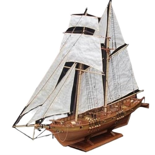 NNYIMJ for 1/96 Scale Classics Altes Schiff Holz Modellbausätze Harvey 1847 Holzsegelboot DIY Heimdekorationen von NNYIMJ