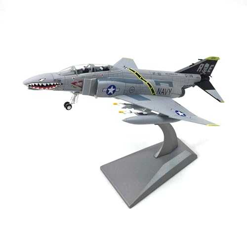 NNYIMJ for 1:100 F-4-Kampfflugzeug-Druckguss-Flugzeugmodelle Militärische Ausstellungsmodelle for Erwachsene Sammler von NNYIMJ